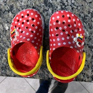 Light up Minnie Mouse crocs